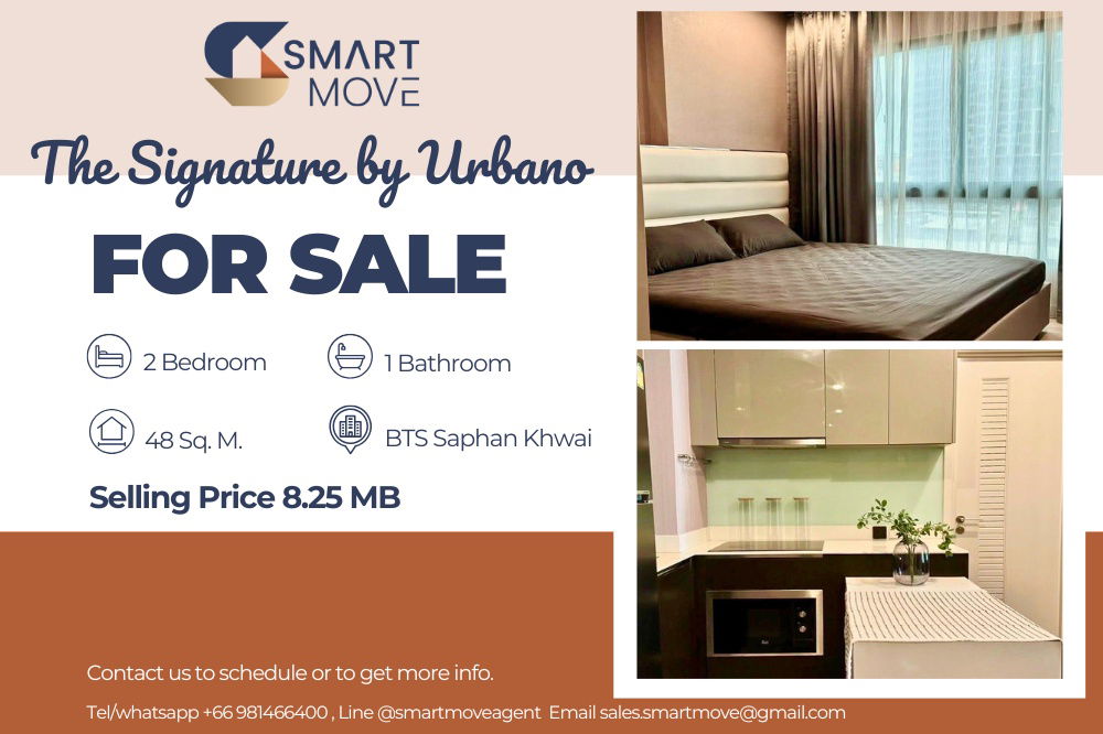 รูป 🔥 ขายพร้อมผู้เช่า, ทำเลทอง!!🔥 Code C20250800023..........The Signature by Urbano, 2 ห้องนอน, 1 ห้องน้ำ, แต่งครบ, ราคาพิเศษ!!📣📣 - รูปที่ 1/10