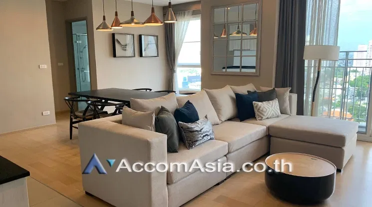 รูป 🔼🔽 AccomA 📩 City-view condo with soft modern décor at HQ Thonglor  (AA19423) - รูปที่ 6/6