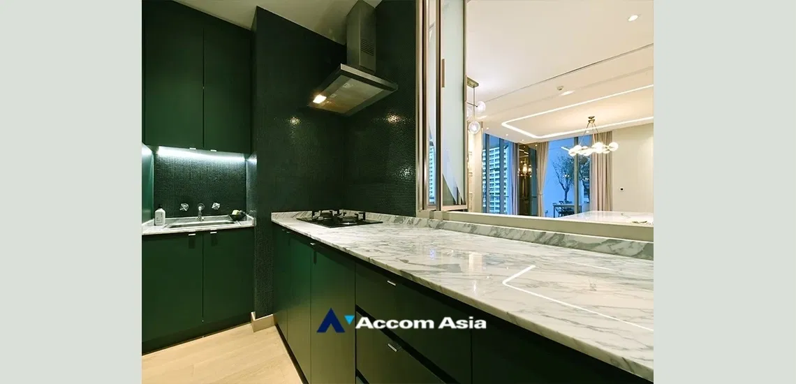 รูป 🔼🔽 AccomA 📩 Spacious condo with natural materials and open city view at The Sukhothai Residence (AA33557)  - รูปที่ 3/10