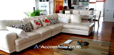 คอนโดให้เช่า : 🔼🔽 AccomA 📩 Bright modern condominium with balcony garden and lake-city view (20513)