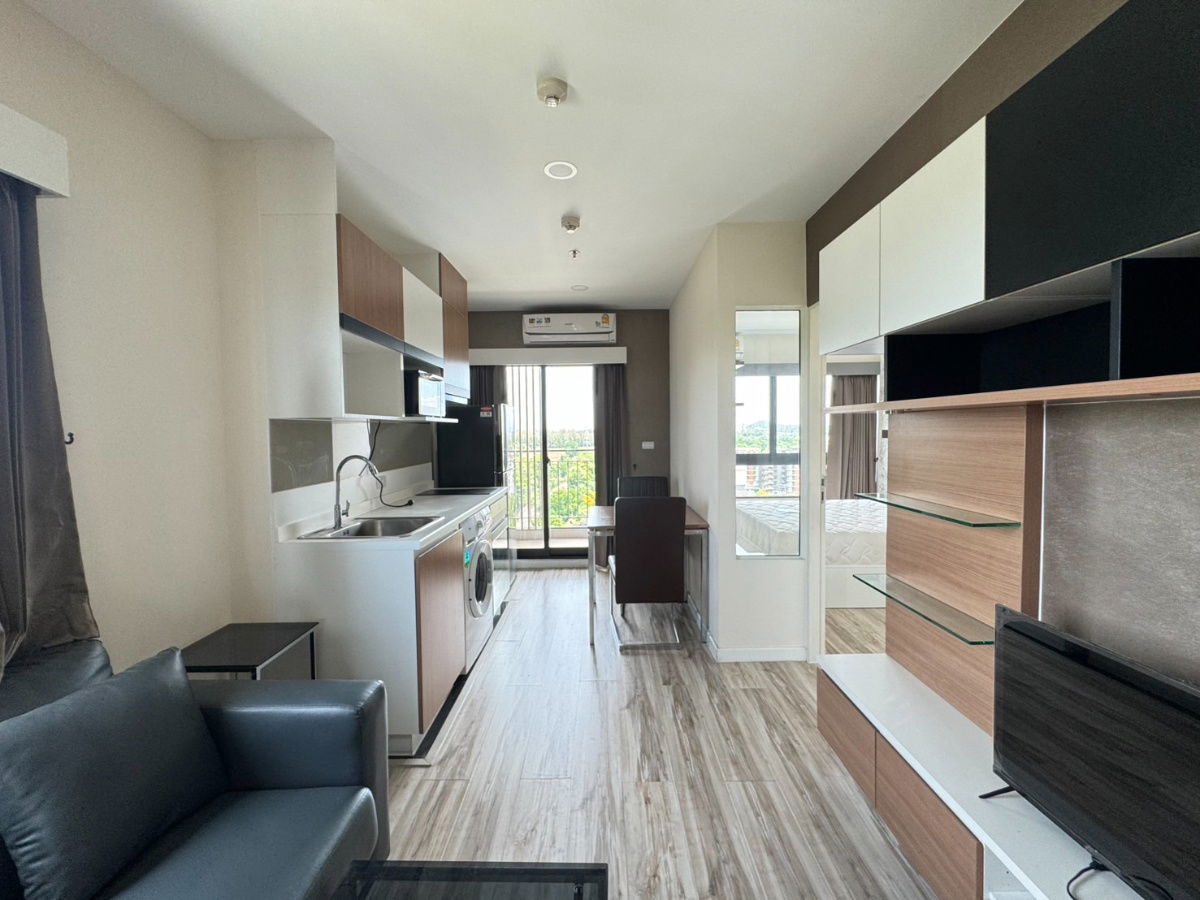 รูป ให้เช่า : ให้เช่า : Plus condo 1 Bed - วิวภูเขา ชั้น 14 -  ตกแต่งสวย มีเครื่องซักผ้า พร้อมเข้าอยู่ - รูปที่ 3/12