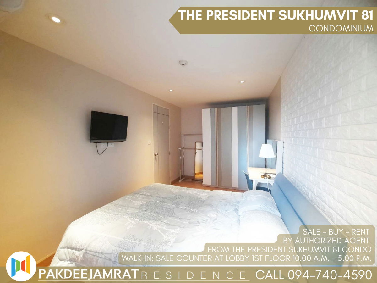 รูป 🅵🅾️🆁 🆁🅴🅽🆃  𝗧𝗵𝗲 𝗣𝗿𝗲𝘀𝗶𝗱𝗲𝗻𝘁 𝗦𝘂𝗸𝗵𝘂𝗺𝘃𝗶𝘁 𝟴𝟭 1 ห้องนอน 1 ห้องน้ำ  ขนาด 35 ตร.ม. 18,000 บาท / เดือน - รูปที่ 2/10