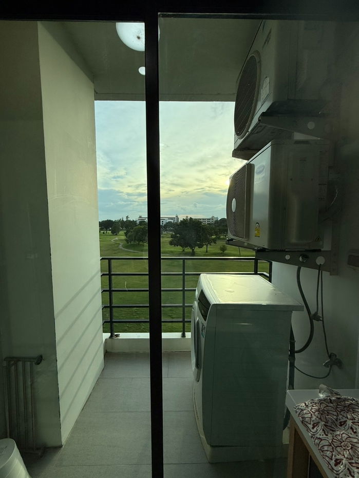picture V Condo Salaya, Building V7, 4th floor, open golf course view, owner decorated and lived in himself, never rented out. - 9/15