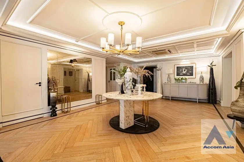 รูป 🔼🔽 AccomA 📩  Luxury condo with decorative ceiling at Mahogany Tower, Sukhumvit (AA37439) - รูปที่ 9/20