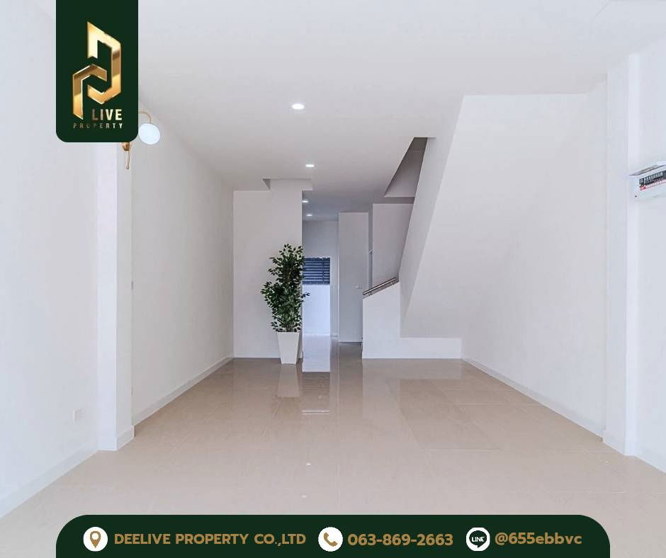 picture DLH-0007 2-storey townhouse for sale, Waranit Estate project, ready to move in, call 0638692663 LineID@655ebbvc - 4/12