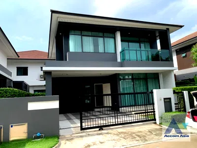 Houses for rent ม.นานาชาติแสตมฟอร์ด : 🔼🔽 AccomA 📩  4 BR House @Setthasiri Krungthep Kreetha 1  (AA43607)
