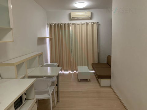For Rent Condo A SPACE ASOKE-RATCHADA Building A, Floor 2,Studio, Room size 35.00 sqm