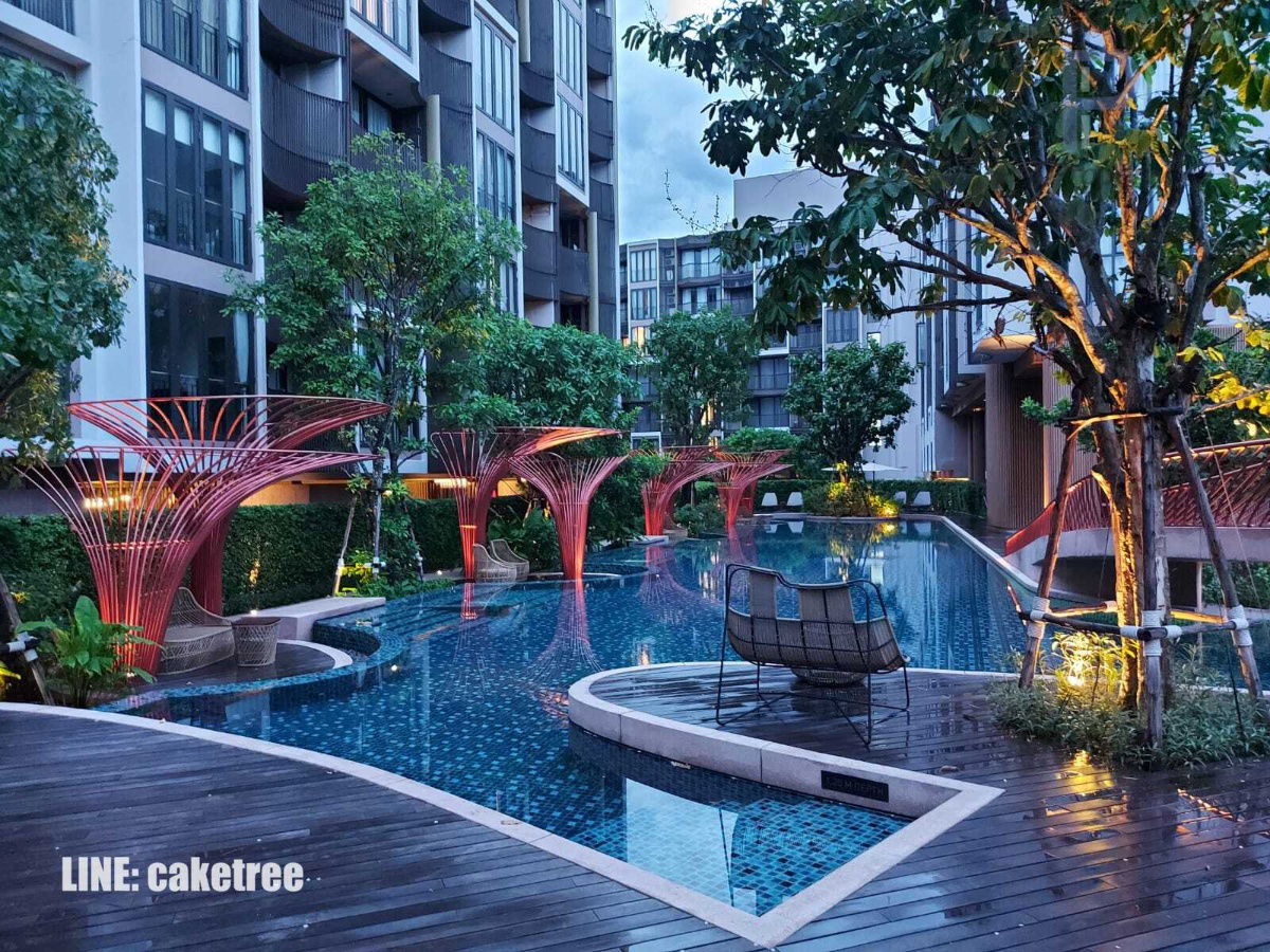 รูป ให้เช่าคอนโด 1 ห้องนอน ตกแต่งครบ พร้อมเข้าอยู่ โครงการ Kawa Haus โครงการ T77 ใกล้โรงเรียนนานาชาติอังกฤษ Prep และแสนสิริฟาร์ม พื้นที่ใช้สอยที่ อ่อนนุช - รูปที่ 4/31
