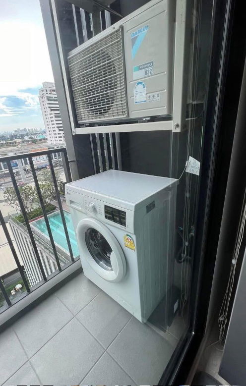 รูป ให้เช่า ห้องตกแต่งสวย มีเครื่องซักผ้า คอนโด Nue Noble Srinakarin-Lasalle ติด MRT ศรีลาซาล - รูปที่ 10/10