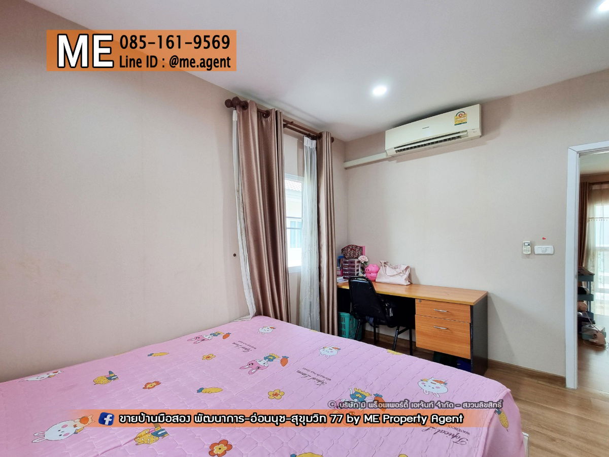 picture For Sale Single house Passorn Prestige  Patthanakarn 38, Convenient travel Thonglor-Sukhumvit-Rama 9-Srinakarin-On Nut. Call 085-1619569 (BH24-52) - 26/34