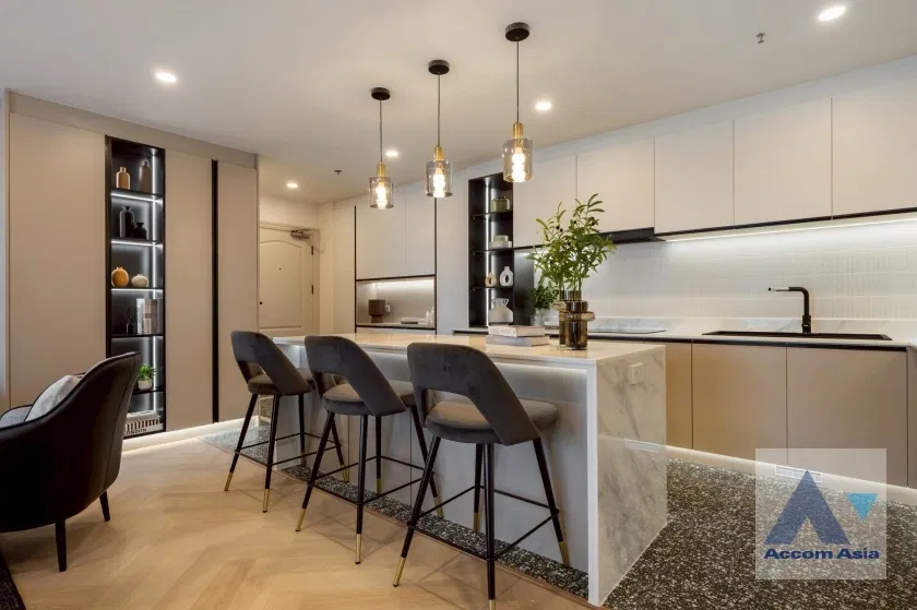 รูป 🔼🔽 AccomA 📩 Fully Furnished,Newly renovated 4 BR Condominium @The Executive Regent (AA44160) - รูปที่ 8/20
