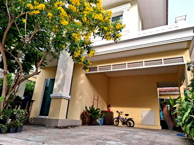 บ้านเดี่ยว สนามบินสุวรรณภูมิ : HU6754 ขายบ้านแฝด หมู่บ้านนิรันดร์ วิลล์ 12 สมุทรปราการ