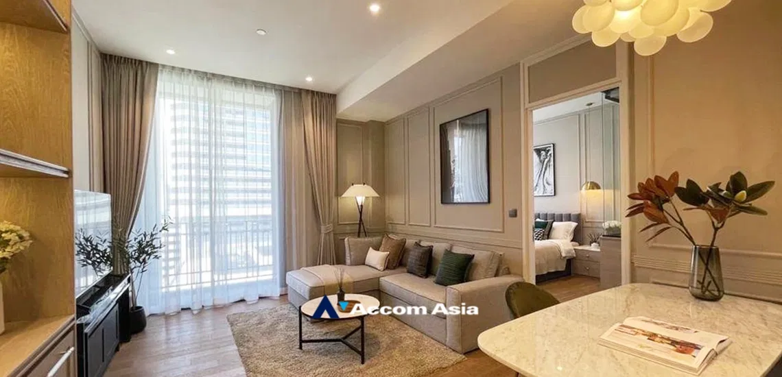 รูป 🔼🔽 AccomA 📩 Pet friendly 1 BR Condominium @MUNIQ Langsuan (AA32171) - รูปที่ 1/10