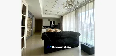 คอนโดให้เช่า : 🔼🔽 AccomA 📩  2 BR Condominium @Royce Private Residences (AA33750)