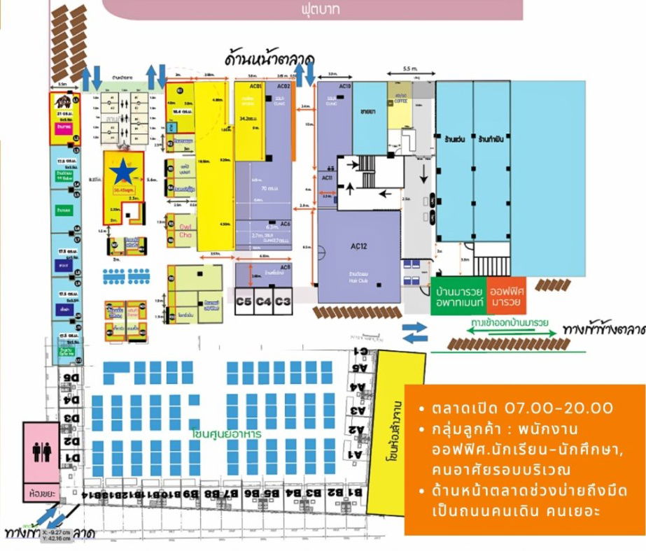รูป ปล่อยเช่าพื้นที่ด้านหน้าสุด ห้องกระจก ขนาด 30.02 ตร.ม. หน้าตลาดมารวยปิ่นเกล้า ติดถนนบรมราชชนนี ใกล้เซ็นทรัลปิ่นเกล้า - รูปที่ 5/10