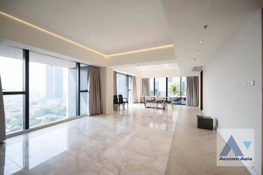 รูป 🔼🔽 AccomA 📩 Luxury condo in Sathorn with private pool and panoramic skyline view (AA43457) - รูปที่ 2/9