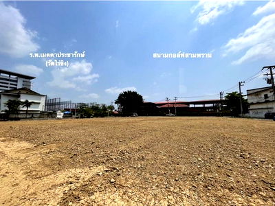 เช่าที่ดิน รร.นายร้อยตำรวจ : TD1132 ให้เช่าที่ดินแปลงงาม ตำบลท่าตลาด อำเภอสามพราน นครปฐม