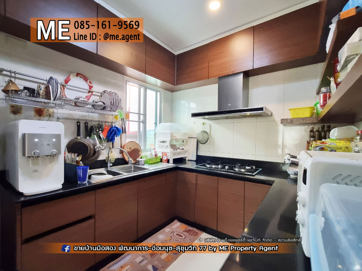 picture For Sale Single house Passorn Prestige  Patthanakarn 38, Convenient travel Thonglor-Sukhumvit-Rama 9-Srinakarin-On Nut. Call 085-1619569 (BH24-52) - 13/34