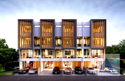ทาวน์โฮม BTS บางจาก : 🔼🔽 AccomA 📩  3 BR Townhouse @Qualitia Sukhumvit 62 (AA42697)