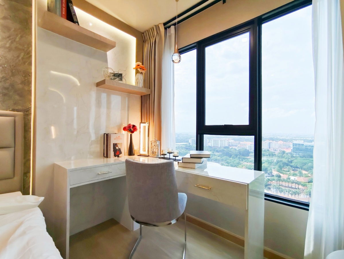 รูป ให้เช่าคอนโด เทอร์ร่า เรสซิเดนซ์ ชั้น 27 ขนาด 30 ตร.ม.เฟอร์ครบ มีเครื่องซักผ้า ติดธรรมศาสตร์รังสิต (TR1156) - รูปที่ 7/11