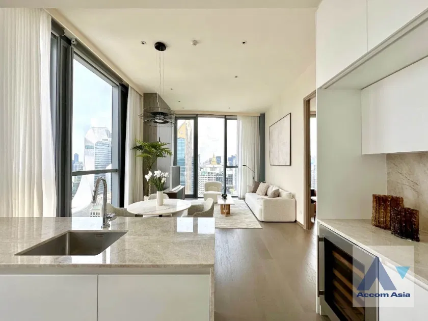 picture 🔼🔽 AccomA 📩 Pet-Friendly Ultimate Luxury 1-Bed Corner Unit | Fully Furnished, Top Floor at SCOPE Langsuan - 2/12
