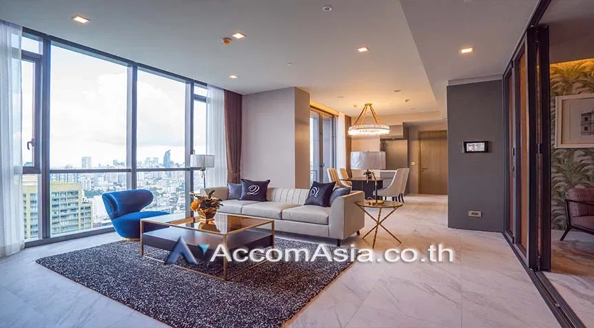 picture 🔼🔽 AccomA 📩 Stylish modern condominium with skyline view in Sukhumvit (AA27639) - 1/12