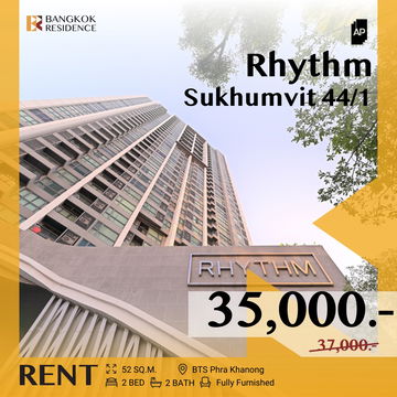 Rhythm Sukhumvit 44/1 💫Condo in CBD, Below Market Price 📌Near BTS Phra Khanong 