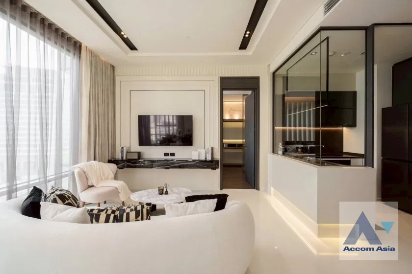 รูป 🔼🔽 AccomA 📩  Modern minimalist condominium with wooden interior and full-height glass (AA43843) - รูปที่ 5/20