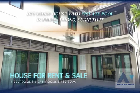🔼🔽 AccomA 📩 Modern 3-storey house with natural light and private garden in Sukhumvit 