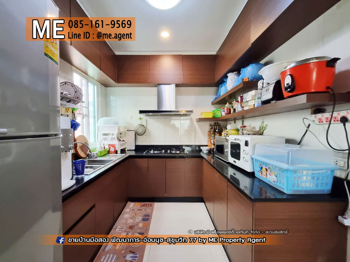picture For Sale Single house Passorn Prestige  Patthanakarn 38, Convenient travel Thonglor-Sukhumvit-Rama 9-Srinakarin-On Nut. Call 085-1619569 (BH24-52) - 12/34