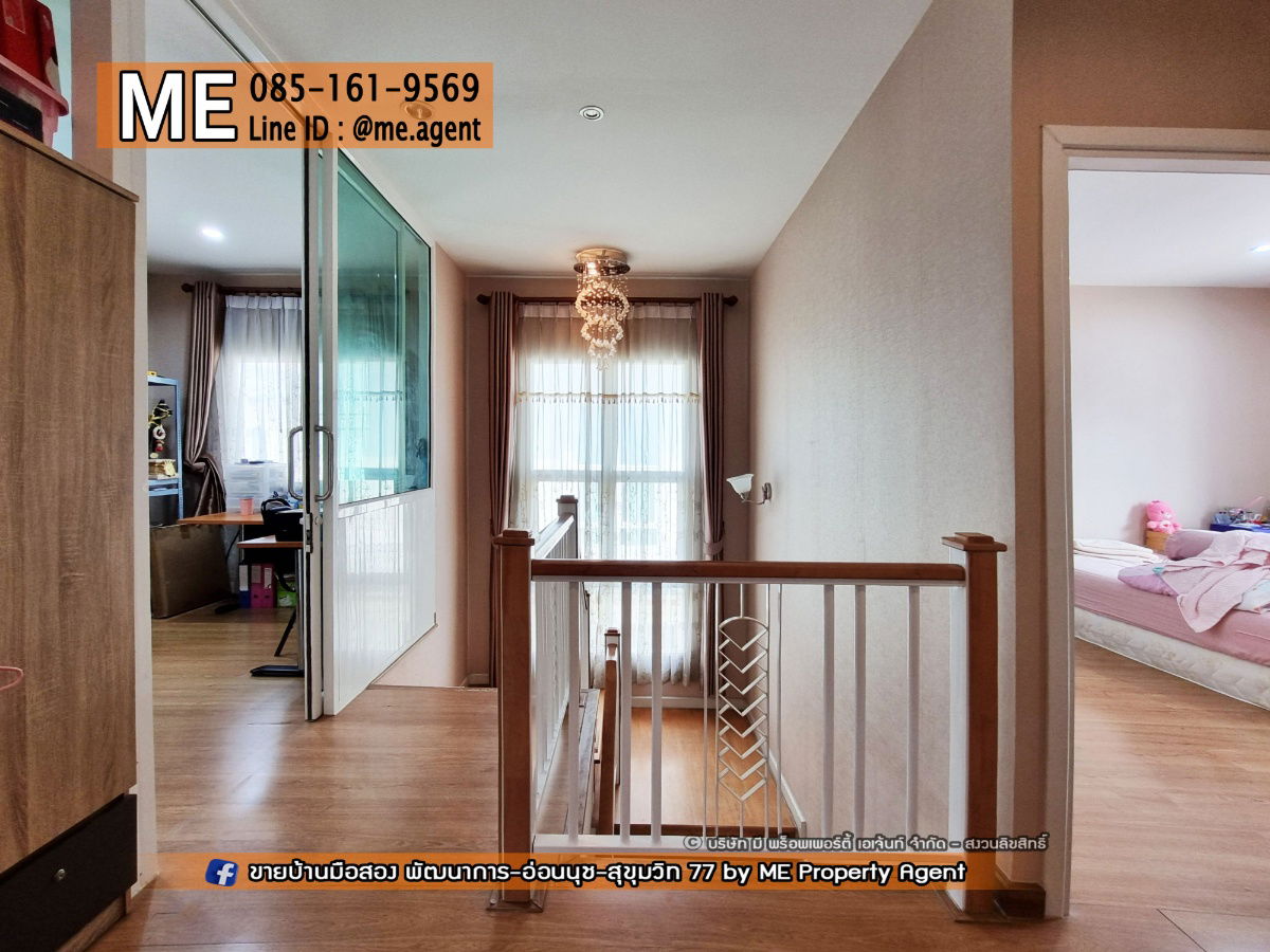 picture For Sale Single house Passorn Prestige  Patthanakarn 38, Convenient travel Thonglor-Sukhumvit-Rama 9-Srinakarin-On Nut. Call 085-1619569 (BH24-52) - 31/34