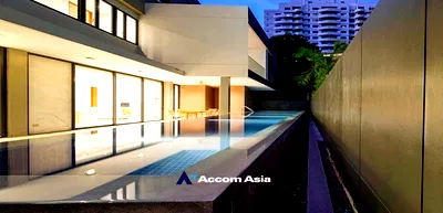 Houses for rent BTS Thong Lo (Thong Lor) : 🔼🔽 AccomA 📩 Private Swimming Pool 4 BR House in Phra Khanong Nuea (AA19536)