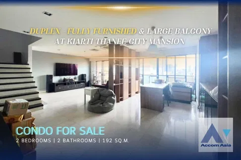 🔼🔽 AccomA 📩 Condominium in Kiarti Thanee City Mansion, Asoke (AA27745)