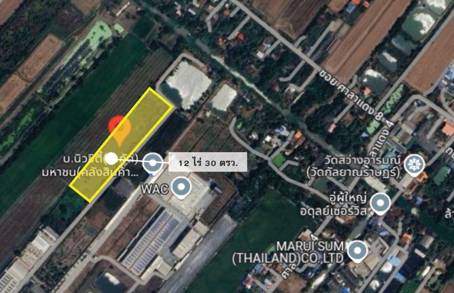 รูป ขายที่ดิน ภายในโครงการสหโชควัฒนา เนื้อที่ 12 ไร่ อ.บางน้ำเปรี้ยว จ.ฉะเชิงเทรา - รูปที่ 1/3