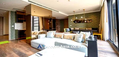 คอนโดให้เช่า : 🔼🔽 AccomA 📩 Duplex Condo,Fully Furnished 3 BR Condominium @Noble Ploenchit (AA25140)