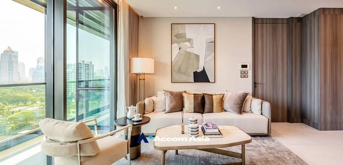 picture 🔼🔽 AccomA 📩  Luxury condo with stunning views and stylish light-toned interiors at Sindhorn Tonson (AA34280) - 3/20