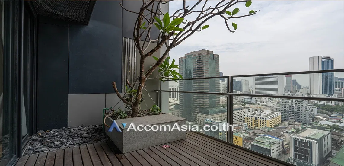 รูป 🔼🔽 AccomA 📩 Elegant modern condominium with city view in Sathorn (AA29635) - รูปที่ 6/14