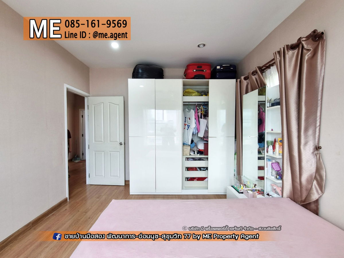 picture For Sale Single house Passorn Prestige  Patthanakarn 38, Convenient travel Thonglor-Sukhumvit-Rama 9-Srinakarin-On Nut. Call 085-1619569 (BH24-52) - 23/34