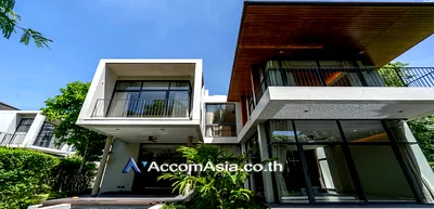 เช่าบ้านเดี่ยว พร้อมพงษ์ : 🔼🔽 AccomA 📩 Warm Resort-Style Home with Natural Wood Finishes (AA20616)