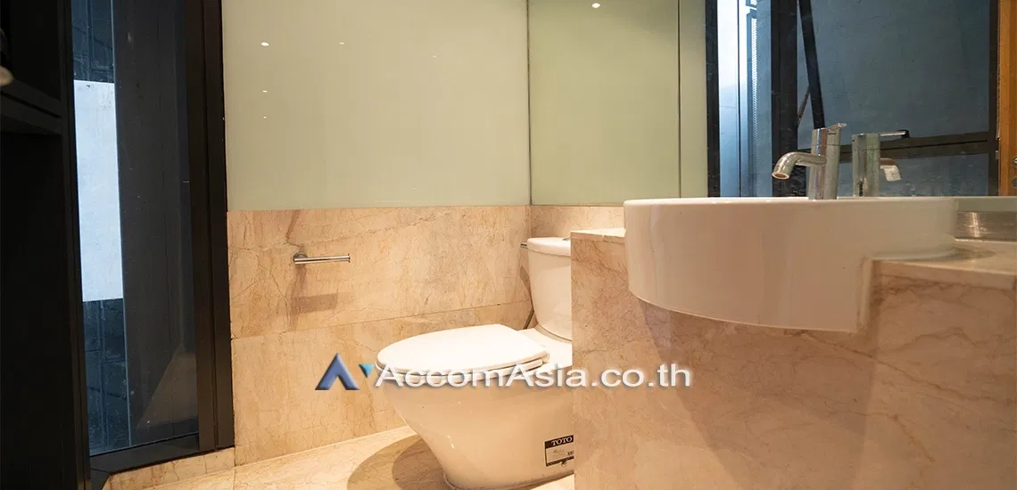 รูป 🔼🔽 AccomA 📩 Elegant modern condominium with city view in Sathorn (AA29635) - รูปที่ 14/14