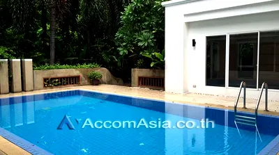 เช่าบ้านเดี่ยว ซอยทองหล่อ (สุขุมวิท 55) : 🔼🔽 AccomA 📩 Pet friendly,Private Swimming Pool 4 BR House @Privacy and Peaceful (AA12342)