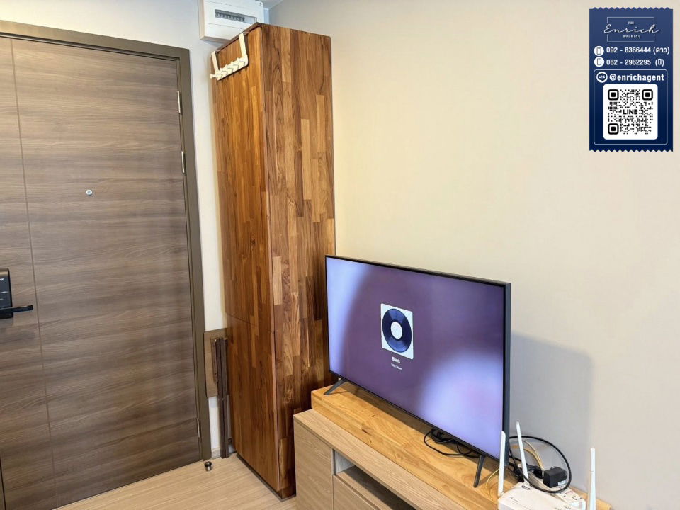 picture 💙For rent: The Privacy S101, complete with electrical appliances, BTS Punnawithi💙 Call 092-8366444 Dao // Line id: @enrichagent - 3/18