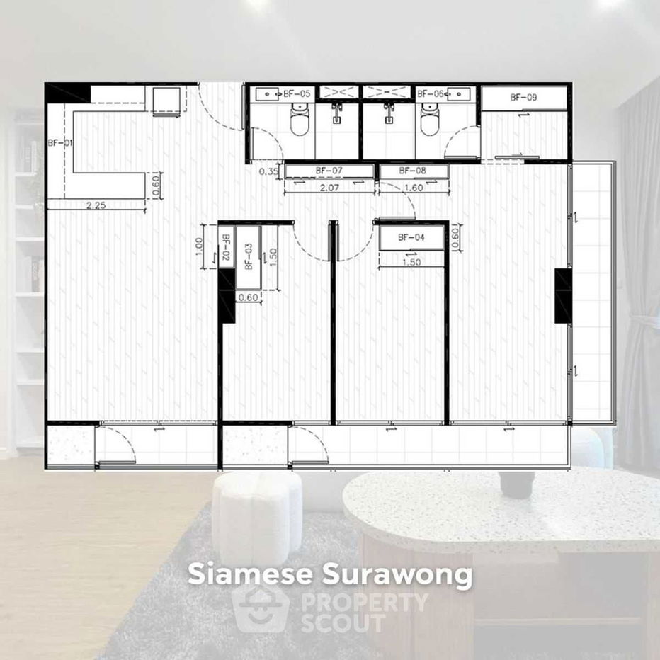 picture 4-BR Condo at Siamese Surawong near MRT Sam Yan (ID 2284583) - 32/32