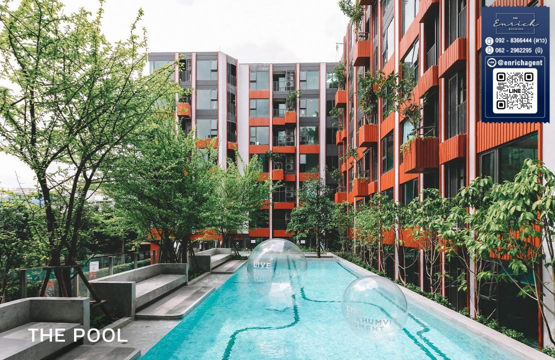 picture 💙For rent: The Privacy S101, complete with electrical appliances, BTS Punnawithi💙 Call 092-8366444 Dao // Line id: @enrichagent - 15/18