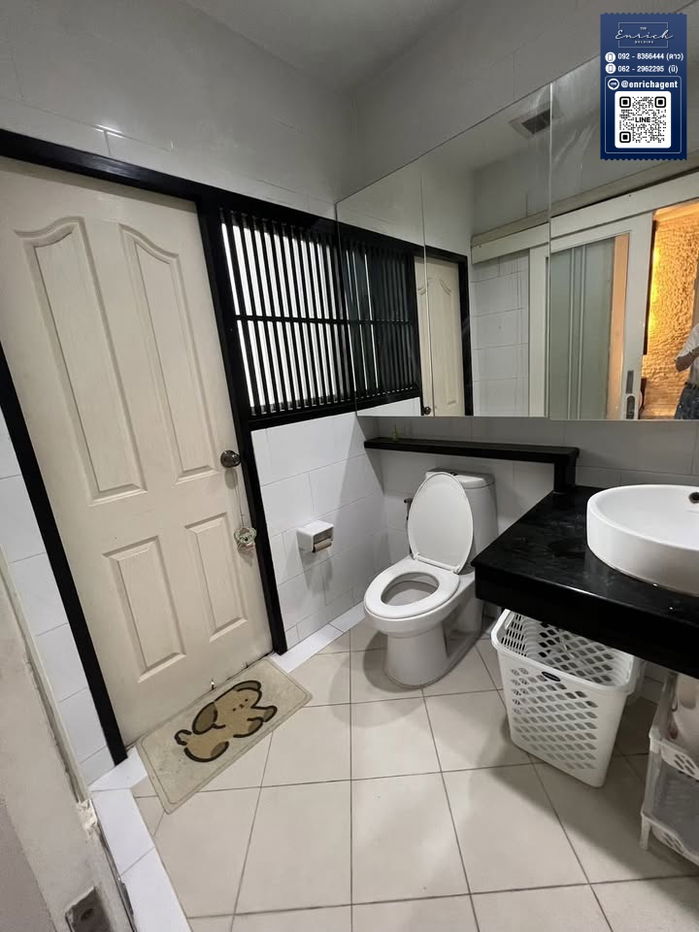 picture 💙For rent PG Rama 9, large room, fully furnished, ready to move in, near MRT Rama 9💙 Call 092-8366444 Dao // Line ID: @enrichagent - 9/9