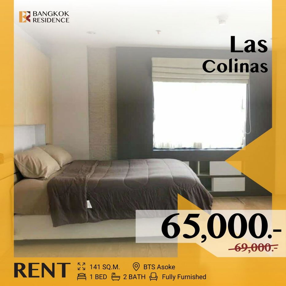 รูป Las Colinas 💫 ห้องใหญ่ ตกแต่งครบ 🛏️ ใกล้ BTS อโศก - รูปที่ 1/9