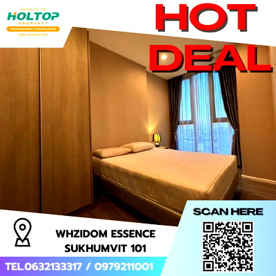 คอนโดให้เช่า : #S4429 ให้เช่า Whizdom Essence Sukhumvit 101