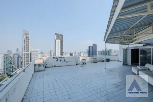 🔼🔽 AccomA 📩 Huge Terrace 2 BR Condominium @Sukhumvit Suite (AA33835)