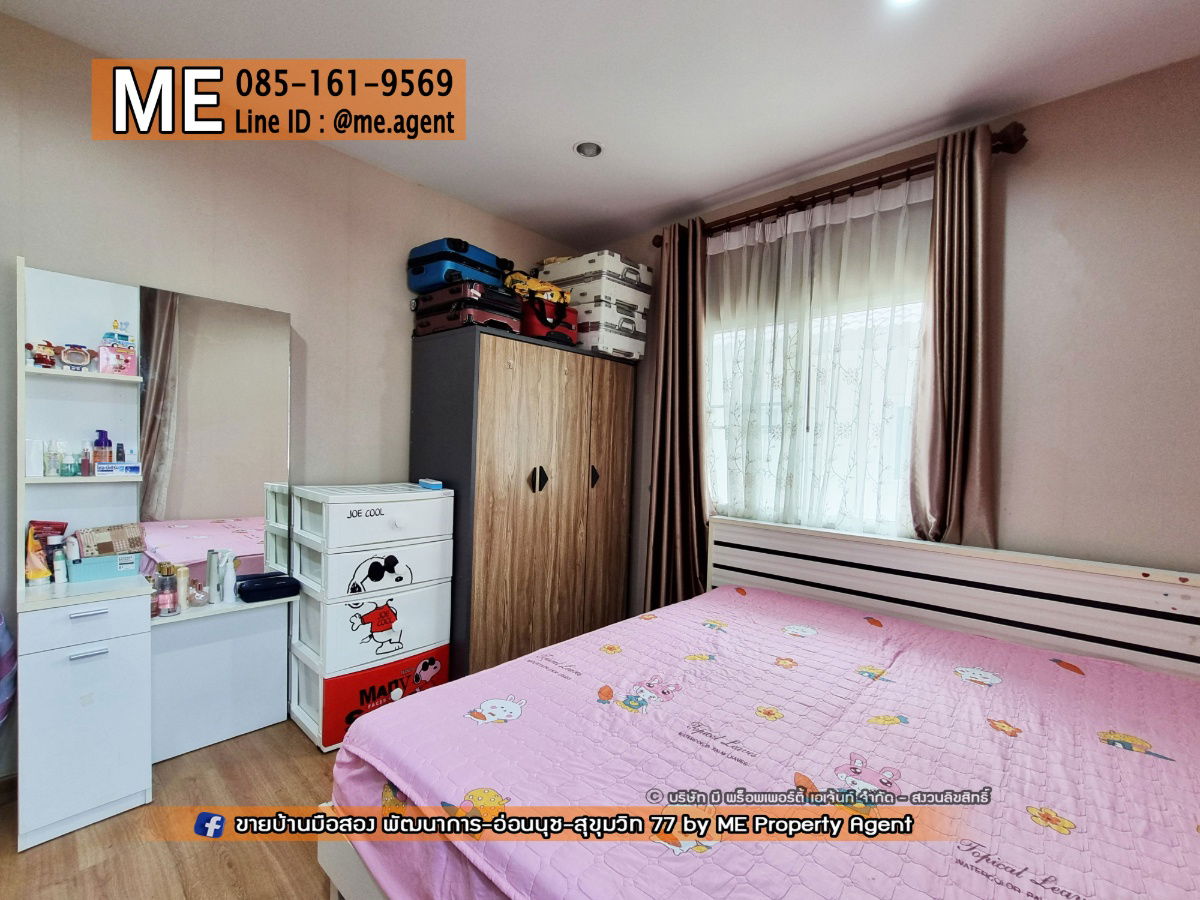picture For Sale Single house Passorn Prestige  Patthanakarn 38, Convenient travel Thonglor-Sukhumvit-Rama 9-Srinakarin-On Nut. Call 085-1619569 (BH24-52) - 27/34