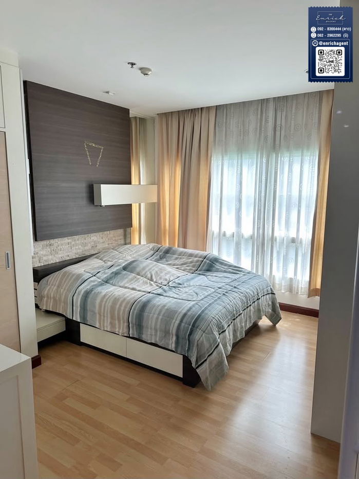 picture 💙For rent PG Rama 9, large room, fully furnished, ready to move in, near MRT Rama 9💙 Call 092-8366444 Dao // Line ID: @enrichagent - 7/9